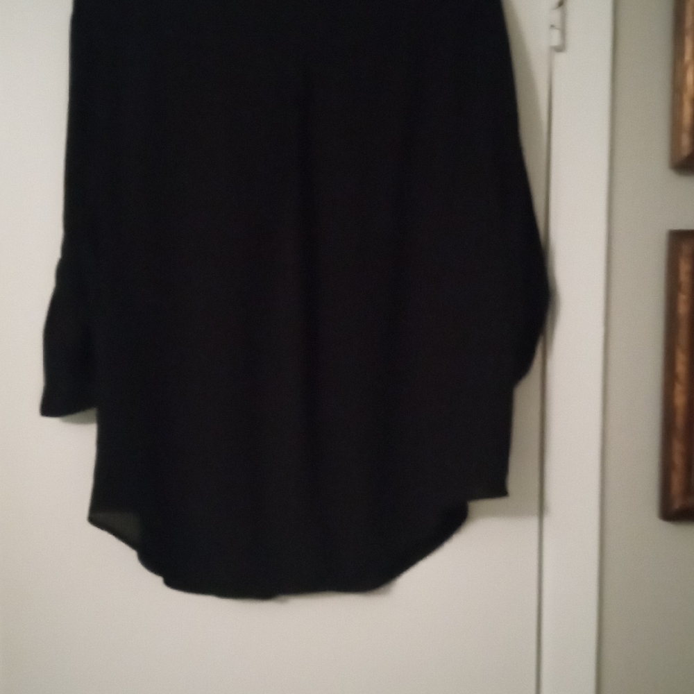 Torrid Harper Classic Black Blouse Size1 - Picture 2 of 8